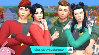 AMIGOS o RIVALES? 🦐🐉 Los Sims 4 DÍAS DE UNIVERSIDAD 🎓 Ep 1