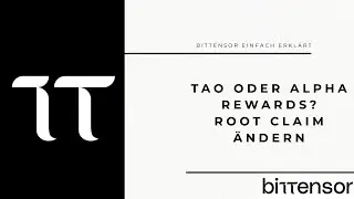 Root Claim &auml;ndern in 2 Minuten - TAO oder Alpha Rewards w&auml;hlen