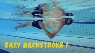 HOW to LEARN BACKSTROKE SWIMMING stroke EASILY from 0 !!