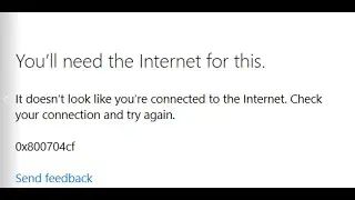 Voice Typing Error You'll Need The Internet For This 0x800704cf On Windows 11