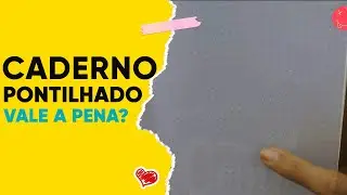 Caderno pontilhado vale a pena? | Lettering da Hanna