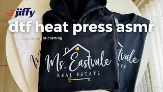 How to Use Jiffy.com DTF Heat Transfers - Quiet Day of Crafting ASMR