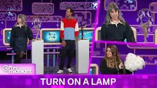 Jessie Ennis, Ashly Burch, and Danny Pudi Try to Turn On a Lamp