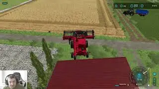 Uuden puimurin sis&auml;&auml;n ajo. #23 Small Farm - Farming Simulator 22