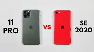 iPhone SE 2020 Vs iPhone 11 Pro Speed Test & Camera Comparison 2023
