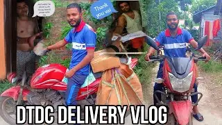 DTDC DELIVERY VLOG 🏍😊 || THA VLOGE LOVER || DTDC VLOG || DTDC COUIER || KITNA PAISA MILTA  HAI