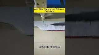 automatic anti slip with waterproof silicone printing coating on Shoulder strap making machine