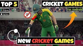 Top 5 New Cricket Games for Android l Best cricket games for android l cricket game