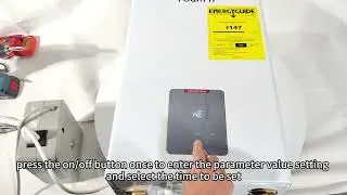 FOGATTI Home Square Display Parameter Adjustment Operation Video   -NE Timing Adjustment