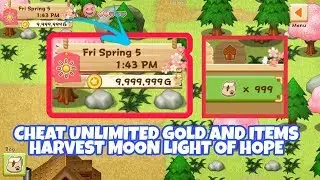 Cheat Harvest Moon Light of Hope Unlimited Gold and Items