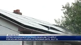 Metro government extends deadline to apply for Solar Over Louisville