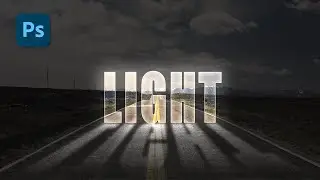 Light Text Effect | Photoshop Tutorial