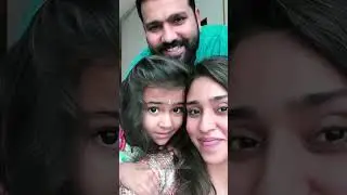 Rohit Sharma with Beautiful daughter Samaira sharma ❤️😍💞 & wife Ritika Sajdeh🌹#rohitsharma Bollywood