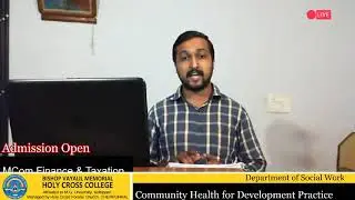 Online Class S3 MSW | Community Health