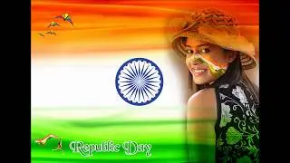 Republic day Banner design (Photo edit with flag)
