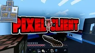 RUSHEANDO con el nuevo PIXEL CLIENT 7.9 - Minecraft Skywars PvP