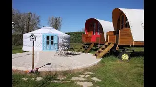 Le camp nomade, yourte, roulottes et Spa   La Alt' des ch&acirc;teaux de la Loire et du Zoo de Beauval