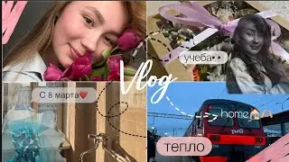 весенний ВЛОГ/возвращение/8марта🫶🏼🌸