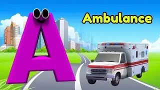 ABC Song Phonics, Transportation Song, ABC Song, Alphabet Educational Song A to Z for kids