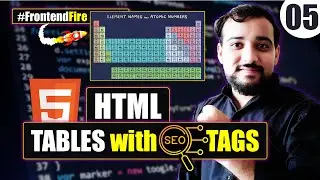 HTML Tables Made Easy for SEO | Frontend Developer Fire Series by Coding Wallah 🔥