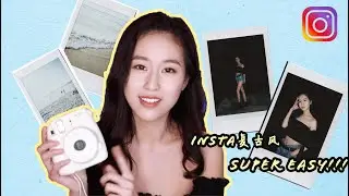 TWO EASIEST ways to get the vintage film effect on Instagram!【Eng Subtitle】