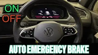 2024 VW TIGUAN automatic emergency brake ON/OFF