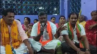 ముక్కోటిఏకాదశిసందర్భంగా చెన్నాయిపాలెగ్రామంలోRSSకార్యకర్త పిన్నేల్లి నెమలయ్యగారు హిందూసమ్మేళ నప్రవచనం