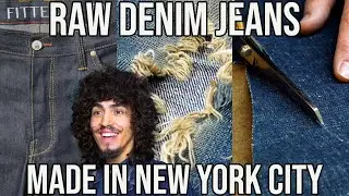 I Visited A RAW DENIM Manufacturer In NEW YORK! | FITTED Underground