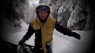 BansKo freeride 2018 snowboard (GoPro hero 5 black)