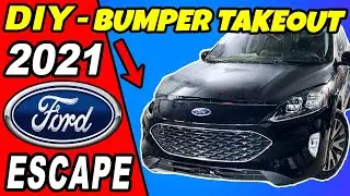 Снятие переднего бампера Ford Escape 2020-2023 своими руками | Как снять передний бампер Ford Escape
