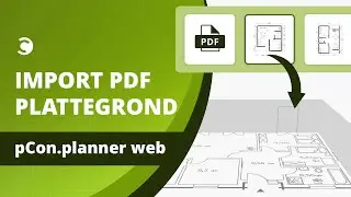 PDF-plattegronden importeren in pCon.planner web &ndash; Nauwkeurig ontwerpen, rechtstreeks in je browser