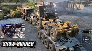 SnowRunner PC - Does The Wheel Work?? 900&deg; First Impressions (Thrustmaster TS-XW)