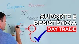 COMO NÃO PERDER DINHEIRO EM SUPORTE E RESISTÊNCIA NO DAY TRADE