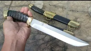 Belati Eksklusif! Bilah Baja Vanax yang Jarang Dipakai Pandai Besi Karena Harga Nya Yang Mahal!