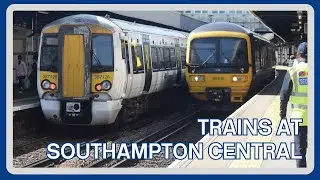 Trains at SOUTHAMPTON CENTRAL - 07/04/2025