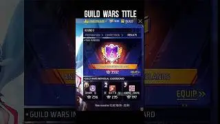 Top 6 Guild Wars Title 🔥 Guild War Title Not Found 🥺 #srikantaff