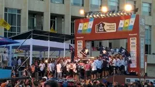 Podio Dakar 2017