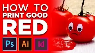 Как напечатать хороший красный цвет в CMYK | Adobe Illustrator, Photoshop или InDesign