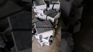 Creating Groups of Negative and positive plates for lead acid battery. #leadacidbattery