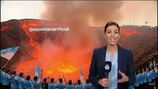 Movimento sul Vesuvio 🌋 #vesuvio #vulcano #ia #napoli #forzanapoli #memes #divertente #news 