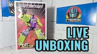 LIVE UNBOXING OCULAR MAX PS-27 DELETUS - Transformers