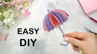 How to Make a Paper Umbrella - Easy DIY Paper Craft