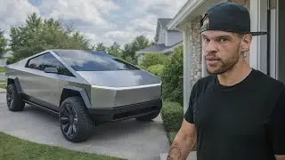 DEIXARAM UM CYBER TRUCK NA MINHA CASA