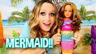 My Life As Mermaid Princess Dolls - Her Tail Turns into a Gown!  Great Gift.