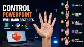 Control PowerPoint with Hand Gestures | Python + MediaPipe Project