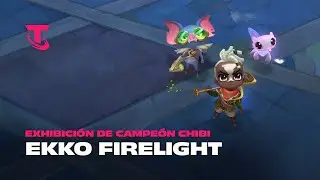 Ekko Firelight | Exhibici&oacute;n de campe&oacute;n chibi - Teamfight Tactics