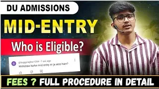 All information about MID ENTRY in 1 video 🔥🔥| Watch Full Video