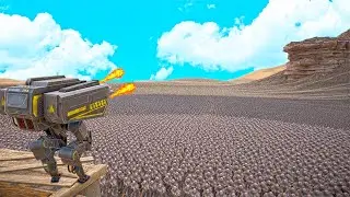T45 shotgun, American soldier, laser knight, giant dreadnaught VS 2.9 Million Evils army !! UEBS 2