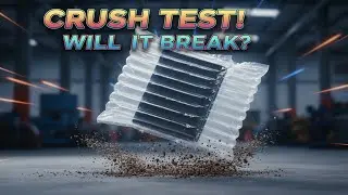 CRUSH TEST! Can Our Air Column Bag Protect a Fragile Glass Mirror?