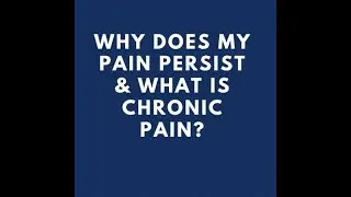 Why does pain persist and what is chronic pain?